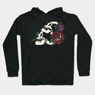 Skull and Rose Hoodie